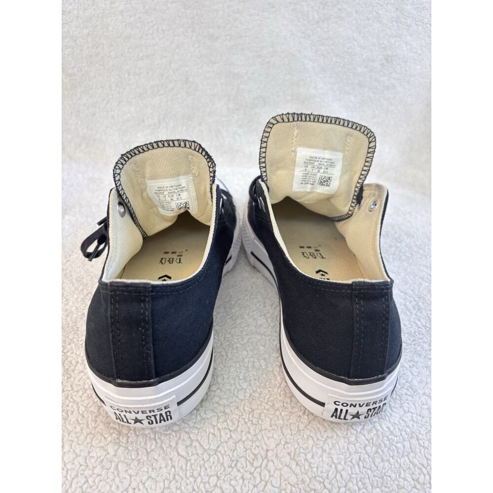 Converse Chuck Taylor All Star Move Platform Black Low Top Womens 9 Sneakers - Picture 5 of 9